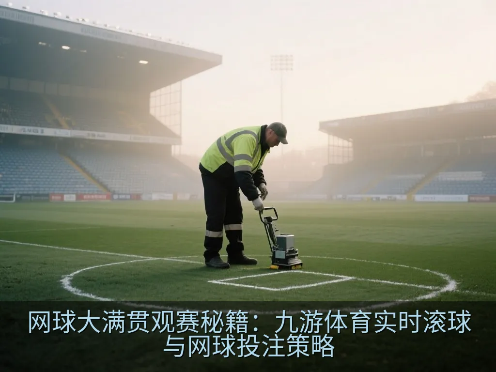 专业蓝硬地网球场馆鸟瞰
